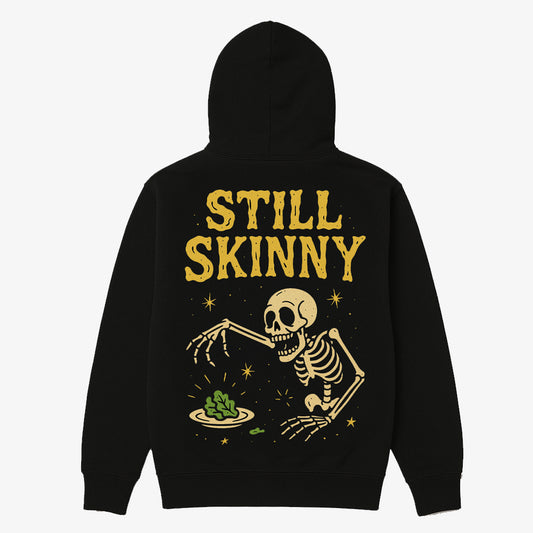 STILL SKINNY HOODIE - BLACK